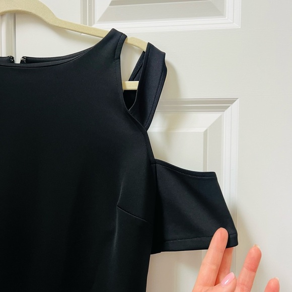 Bold Elements beautiful black stretchy dress sz large - Picture 2 of 6